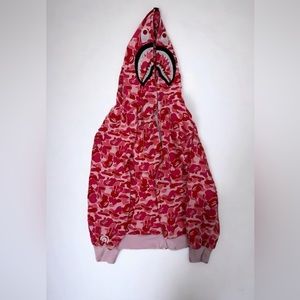Pink Bape Hoodie size S